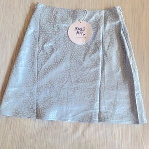 Princess Polly Daisy Hill Mini Skirt Blue